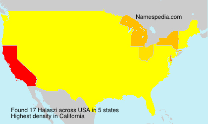 Surname Halaszi in USA Surname Halaszi in USA
