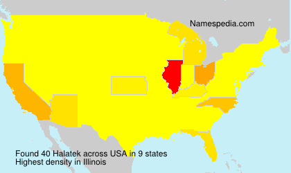 Surname Halatek in USA Surname Halatek in USA