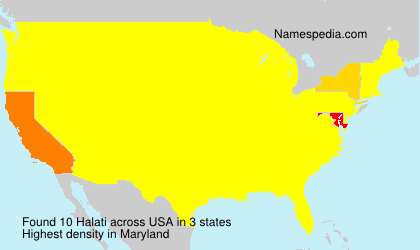 Surname Halati in USA Surname Halati in USA