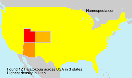 Surname Halatokoua in USA Surname Halatokoua in USA