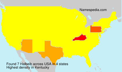 Surname Halbeib in USA Surname Halbeib in USA