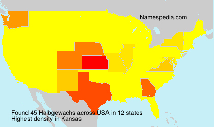 Surname Halbgewachs in USA Surname Halbgewachs in USA