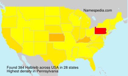 Surname Halbleib in USA Surname Halbleib in USA
