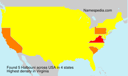Surname Halbouni in USA Surname Halbouni in USA