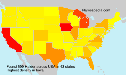 Surname Halder in USA Surname Halder in USA