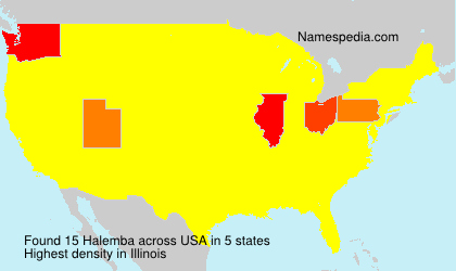 Surname Halemba in USA Surname Halemba in USA