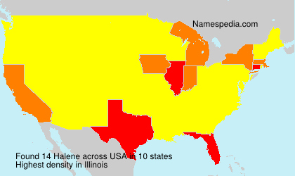 Surname Halene in USA Surname Halene in USA