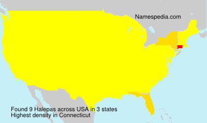 Surname Halepas in USA Surname Halepas in USA