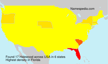 Surname Halewood in USA Surname Halewood in USA