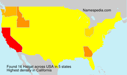 Surname Halgat in USA Surname Halgat in USA
