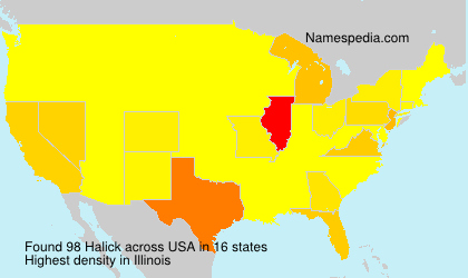 Surname Halick in USA Surname Halick in USA