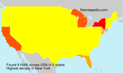 Surname Halifi in USA Surname Halifi in USA