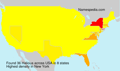 Surname Halioua in USA Surname Halioua in USA