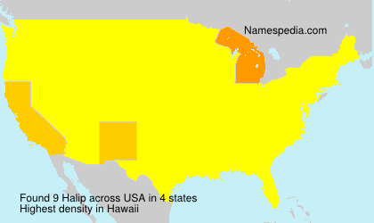 Surname Halip in USA Surname Halip in USA