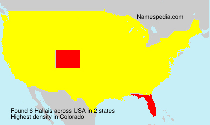 Surname Hallais in USA Surname Hallais in USA