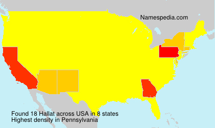 Surname Hallat in USA Surname Hallat in USA