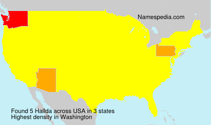 Surname Hallda in USA Surname Hallda in USA