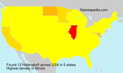 Surname Hallendorff in USA Surname Hallendorff in USA