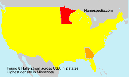 Surname Hallerstrom in USA Surname Hallerstrom in USA