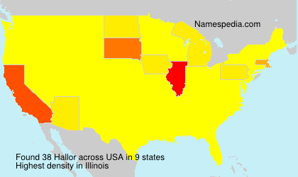 Surname Hallor in USA Surname Hallor in USA