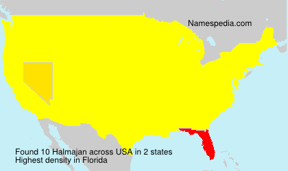 Surname Halmajan in USA Surname Halmajan in USA