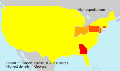 Surname Haloda in USA Surname Haloda in USA