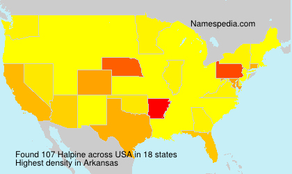 Surname Halpine in USA Surname Halpine in USA