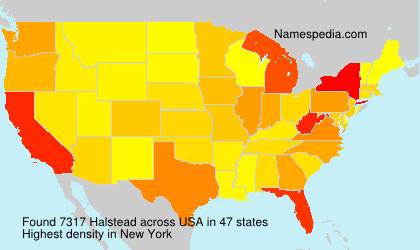 Surname Halstead in USA Surname Halstead in USA