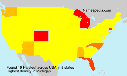 Surname Halstedt in USA Surname Halstedt in USA