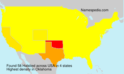Surname Halstied in USA Surname Halstied in USA