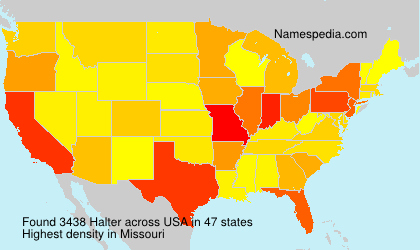 Surname Halter in USA Surname Halter in USA