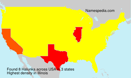 Surname Halunka in USA Surname Halunka in USA