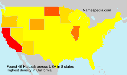 Surname Haluzak in USA Surname Haluzak in USA