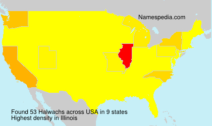Surname Halwachs in USA Surname Halwachs in USA