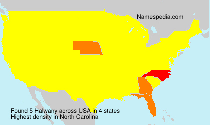 Surname Halwany in USA Surname Halwany in USA