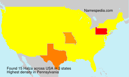 Surname Halza in USA Surname Halza in USA