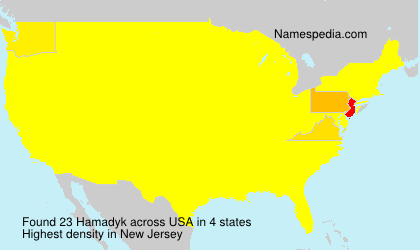 Surname Hamadyk in USA Surname Hamadyk in USA