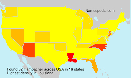 Surname Hambacher in USA Surname Hambacher in USA
