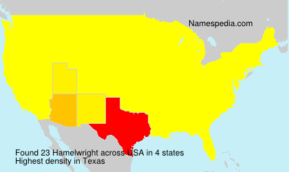 Surname Hamelwright in USA Surname Hamelwright in USA