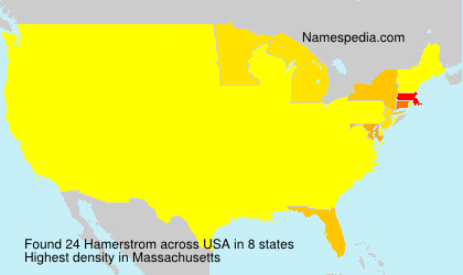 Surname Hamerstrom in USA Surname Hamerstrom in USA
