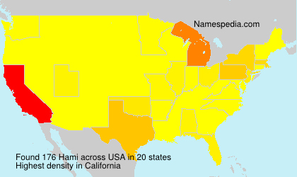 Surname Hami in USA Surname Hami in USA