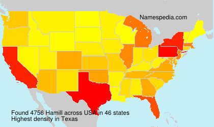 Surname Hamill in USA Surname Hamill in USA