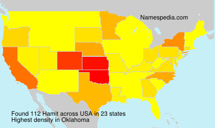Surname Hamit in USA