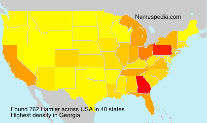 Surname Hamler in USA Surname Hamler in USA