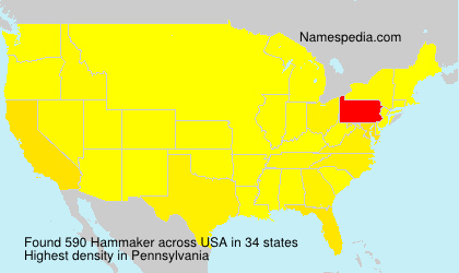 Surname Hammaker in USA Surname Hammaker in USA