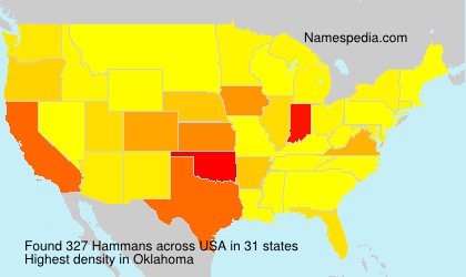 Surname Hammans in USA Surname Hammans in USA
