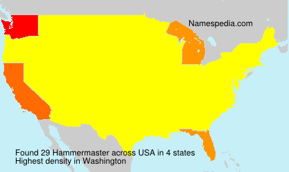 Surname Hammermaster in USA Surname Hammermaster in USA