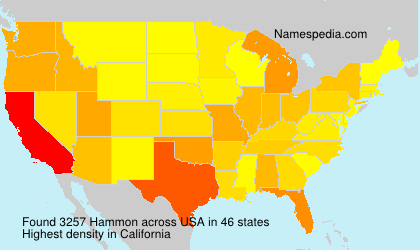 Surname Hammon in USA Surname Hammon in USA
