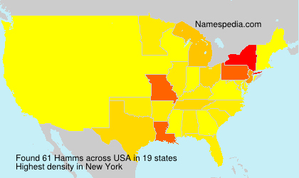 Surname Hamms in USA Surname Hamms in USA