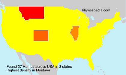 Surname Hampa in USA Surname Hampa in USA